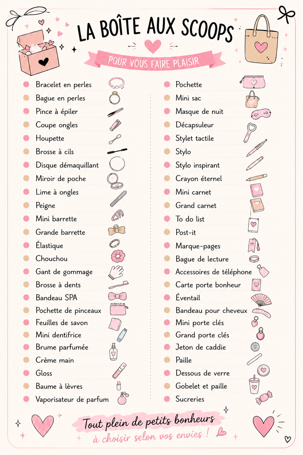Le scoop à la carte ✨10 articles✨