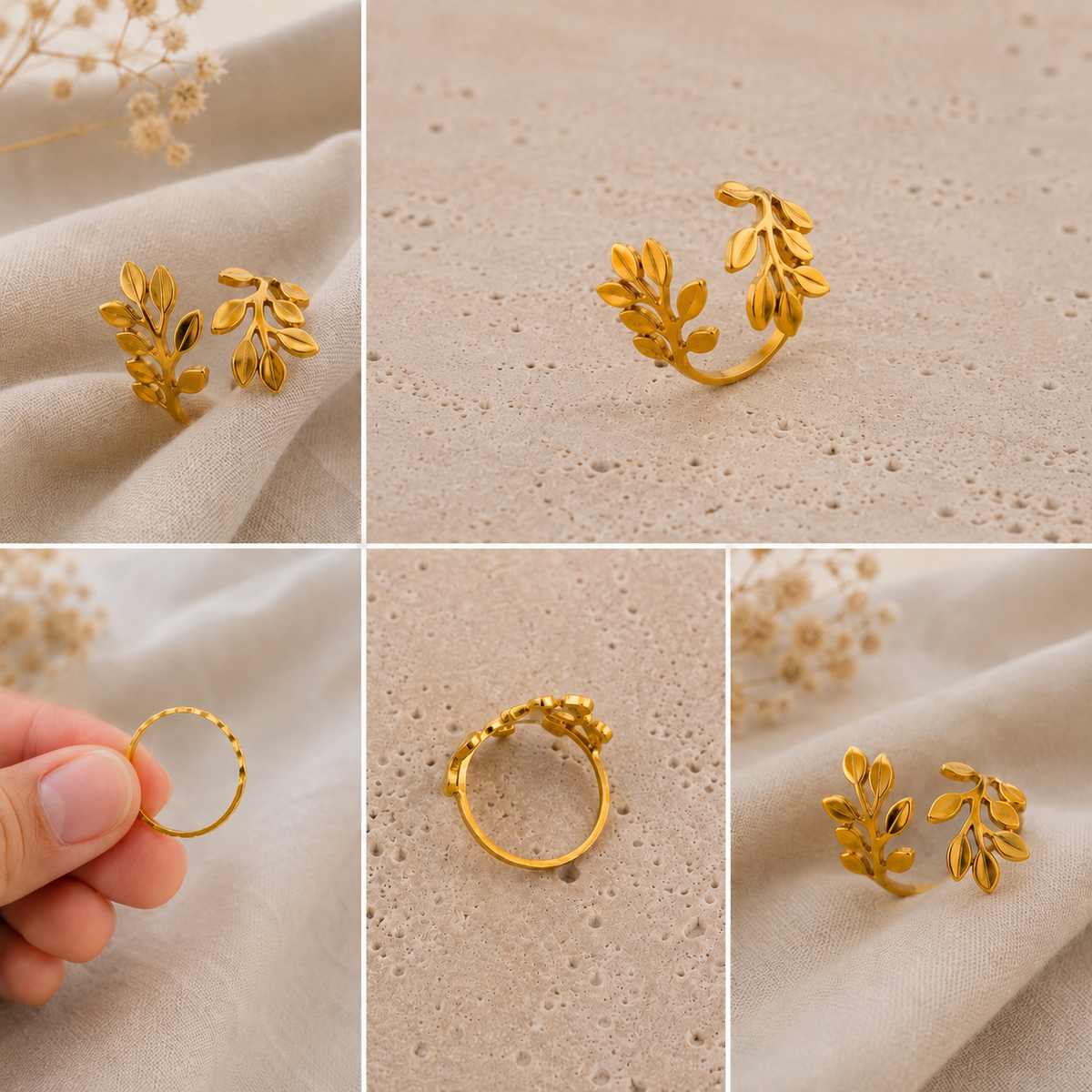 Bague en acier inoxydable