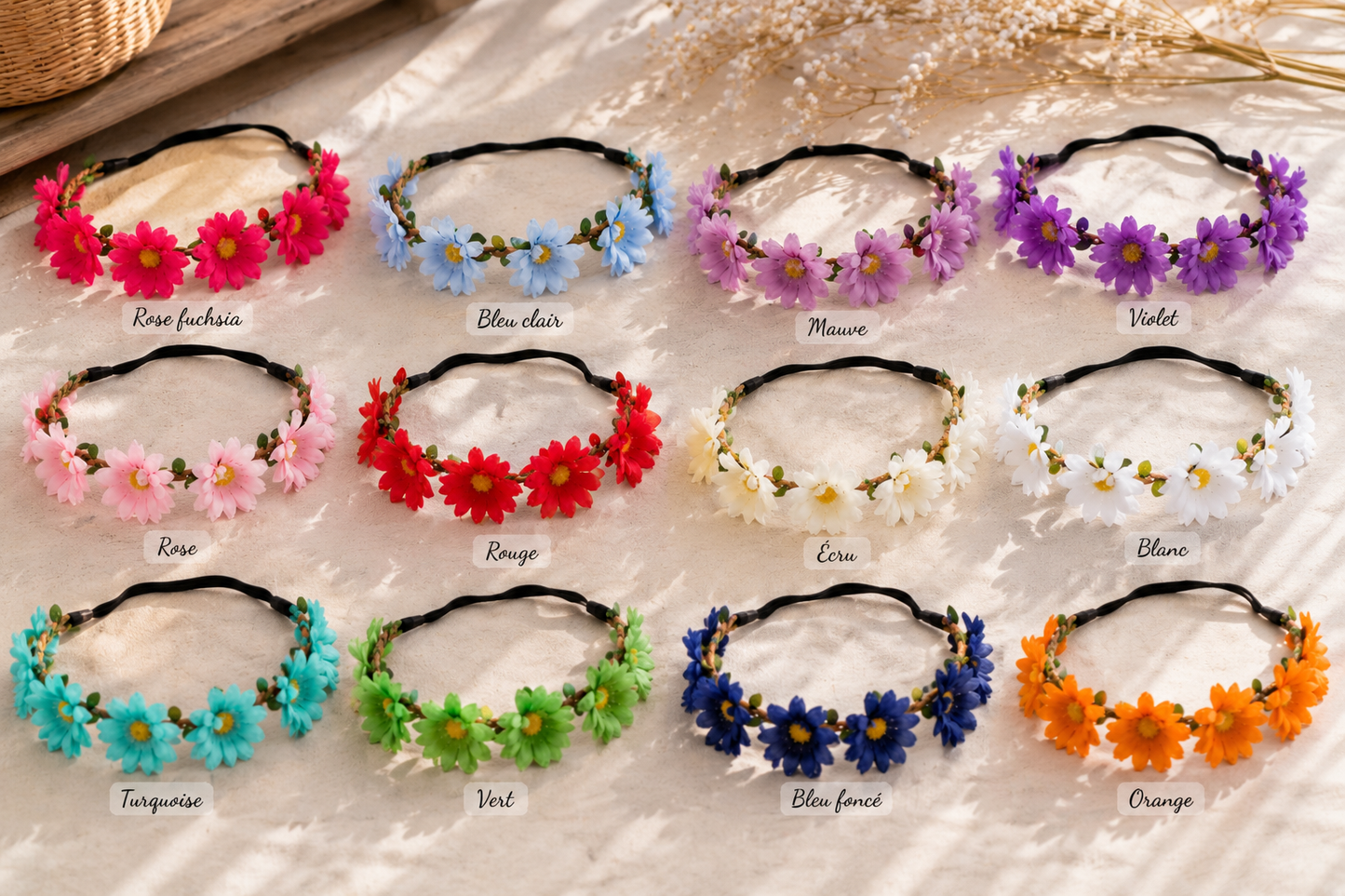 Couronne de fleurs