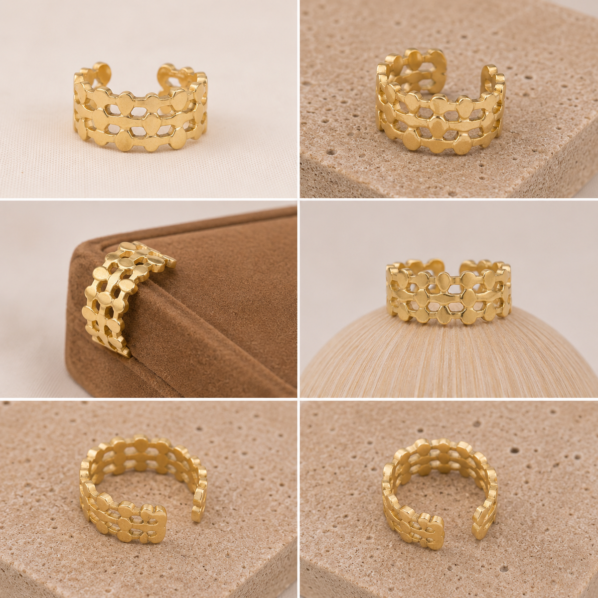 Bague en acier inoxydable