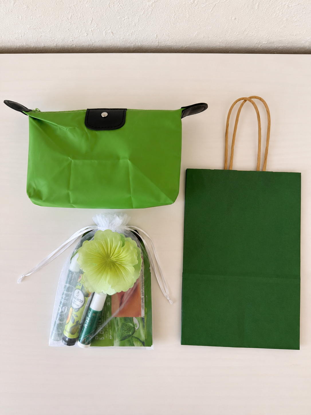 Lot douceur vert