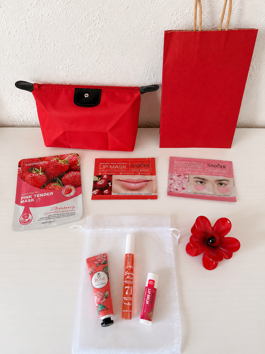 Lot douceur rouge